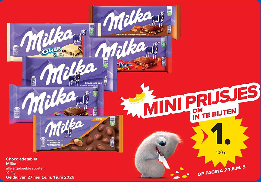 Chocoladetablet Milka