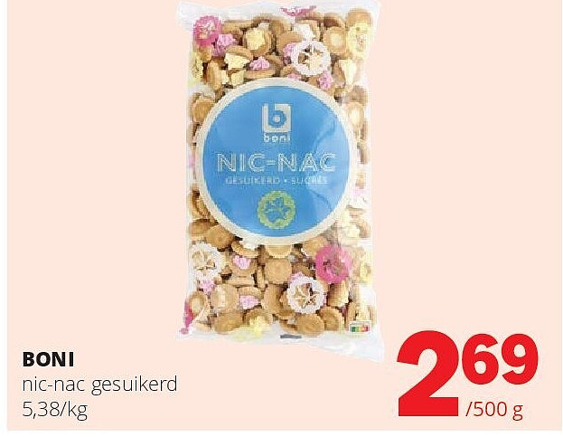 BONI nic-nac gesuikerd