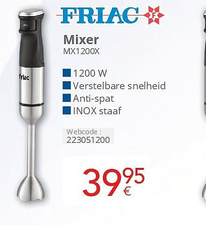 Friac Mixer MX1200X