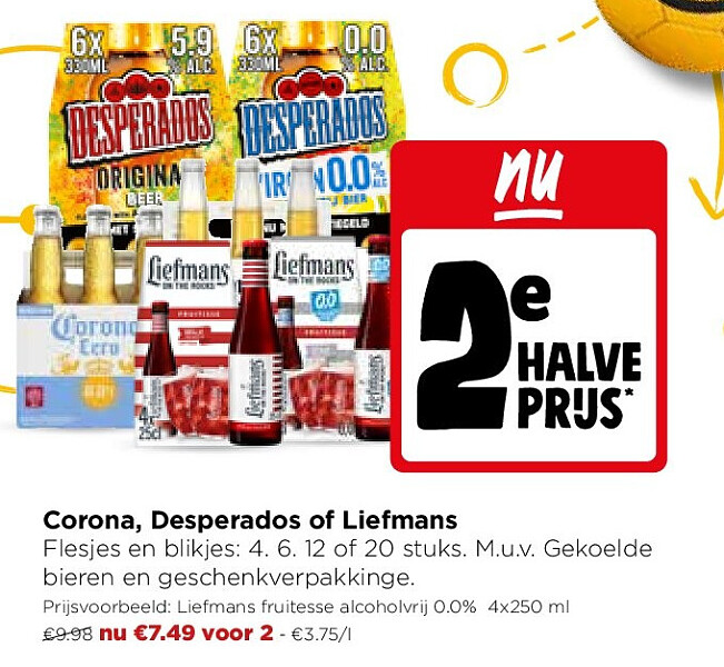 Corona, Desperados of Liefmans