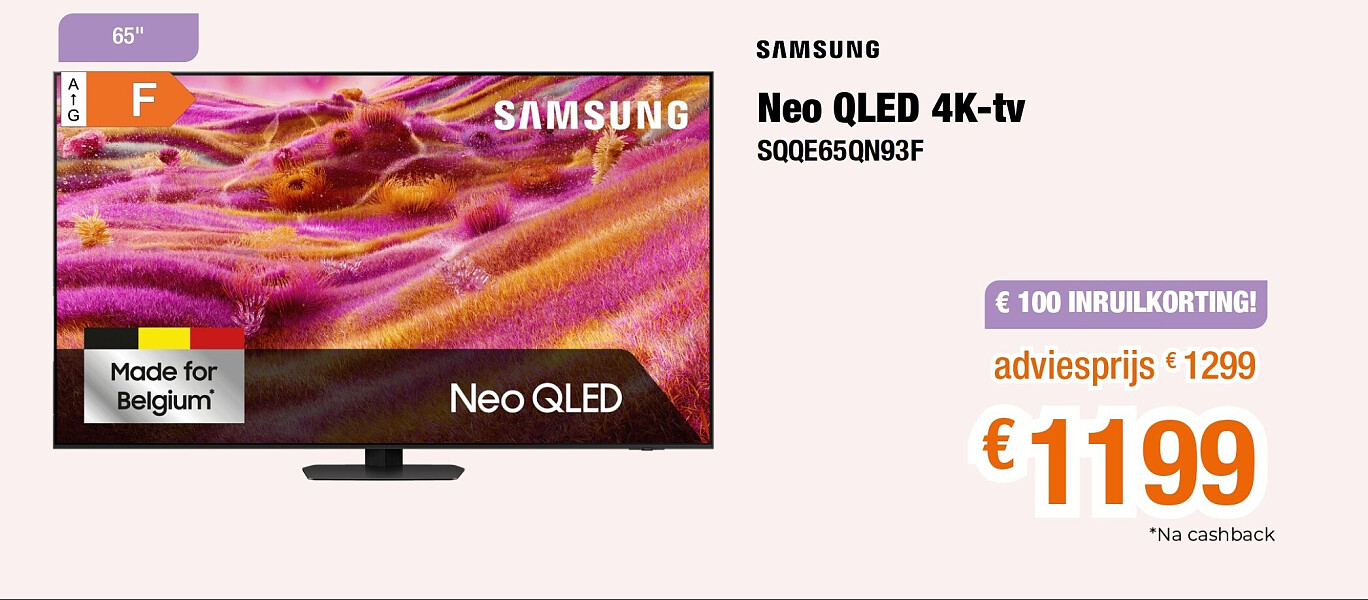SAMSUNG Neo QLED 4K-tv SQQE65QN93F