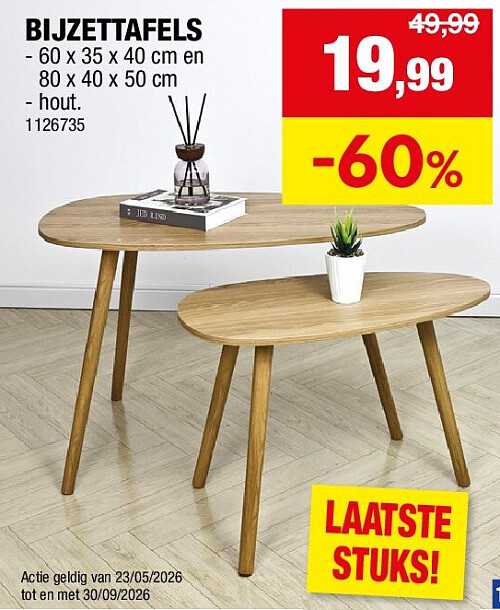 BIJZETTAFELS
