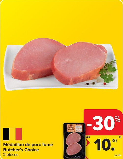 Médaillon de porc fumé Butcher’s Choice