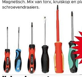 Kinzo schroevendraaierset 6-delig
