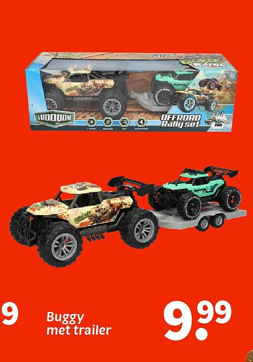 Buggy met trailer