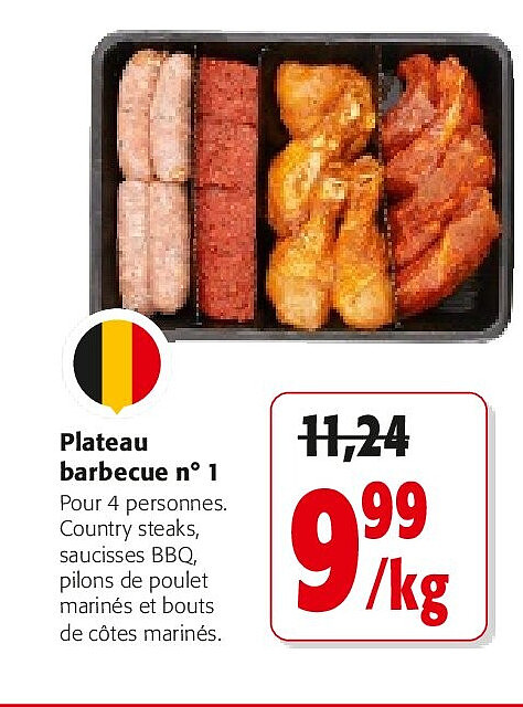 Plateau barbecue n° 1