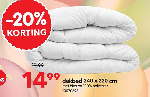 dekbed 240 x 220 cm