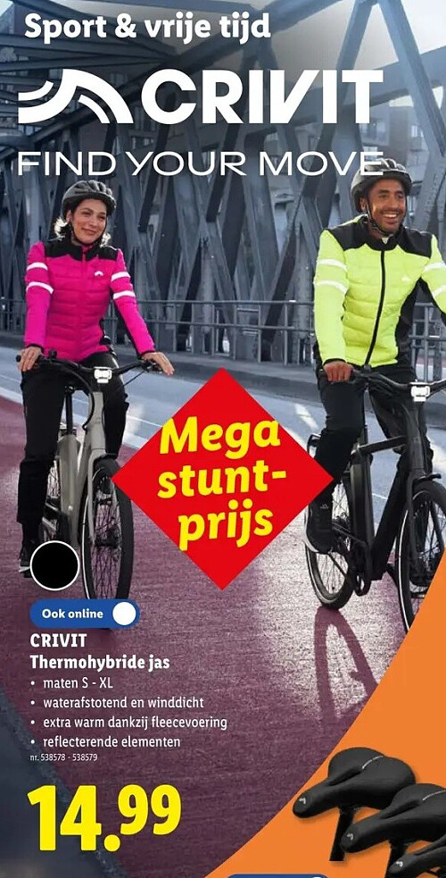CRIVIT Thermohybride jas