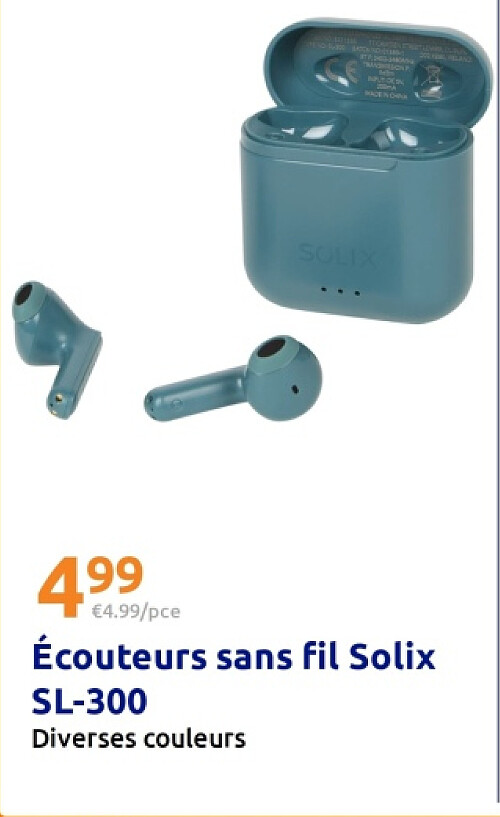 Écouteurs sans fil Solix SL-300