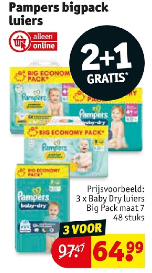 Pampers bigpack luiers