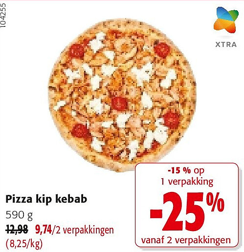 Pizza kip kebab