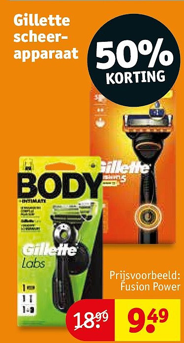 Gillette scheerapparaat