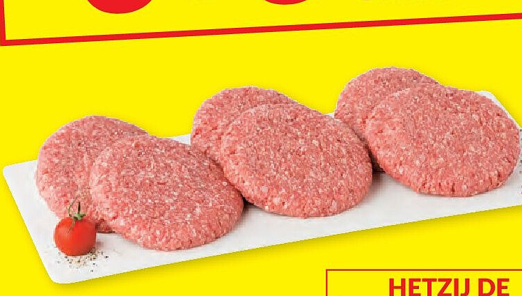 Hamburgers varken en rund