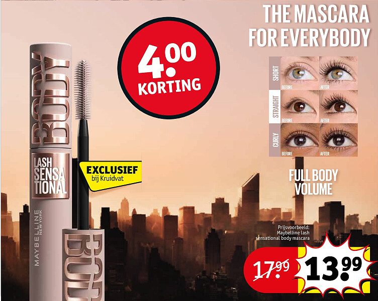 Maybelline lash sensational body mascara