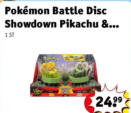 Pokémon Battle Disc Showdown Pikachu &...