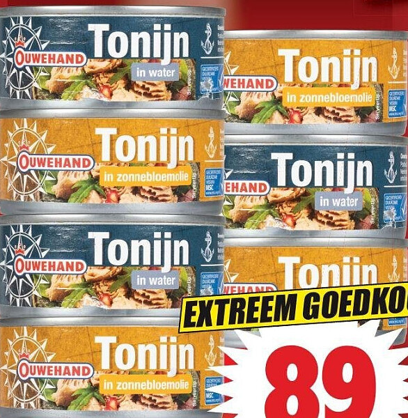 Ouwehand tonijnstukken