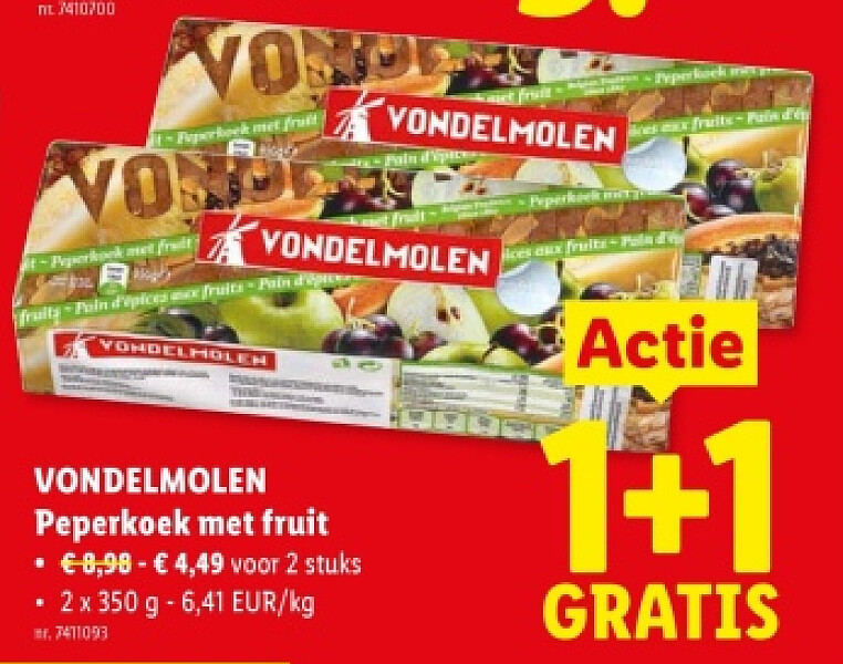 Peperkoek met fruit