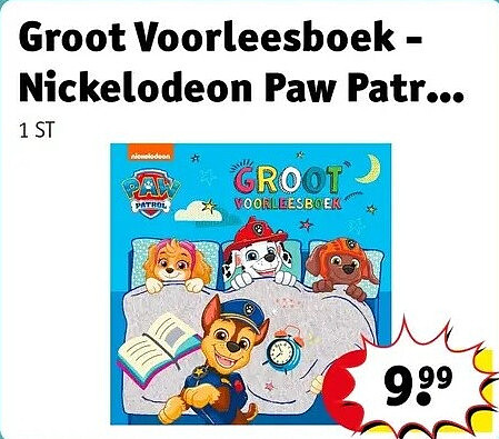 Groot Voorleesboek - Nickelodeon Paw Patr...