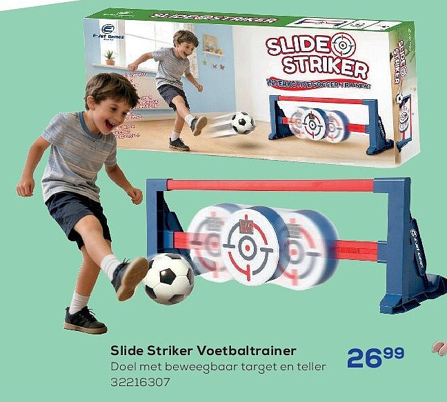 Slide Striker Voetbaltrainer