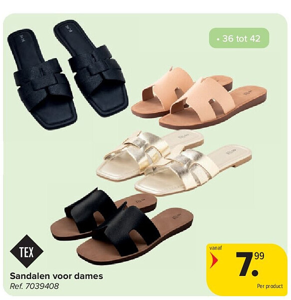 Sandalen voor dames