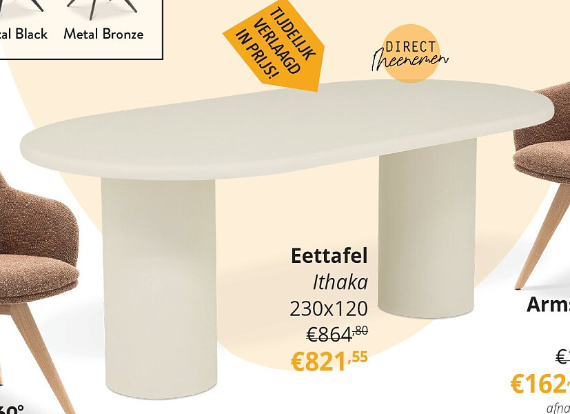 Eettafel Ithaka 230x120