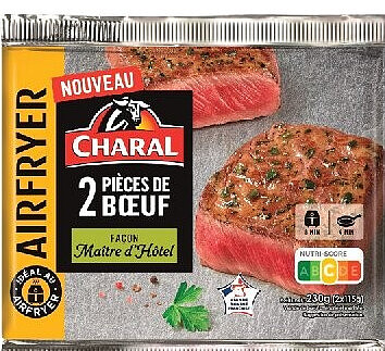 2 pièces de bœuf Airfryer Charal