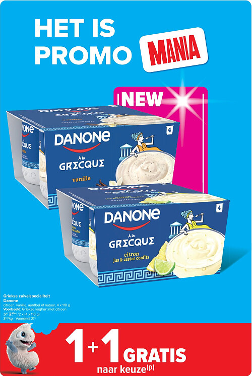 Griekse zuivelspecialiteit Danone