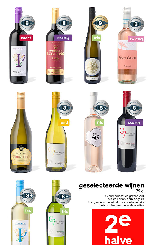 geselecteerde wijnen