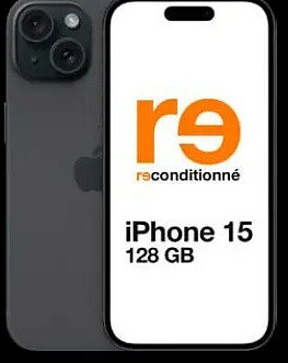 iPhone 15 reconditionné 128 GB
