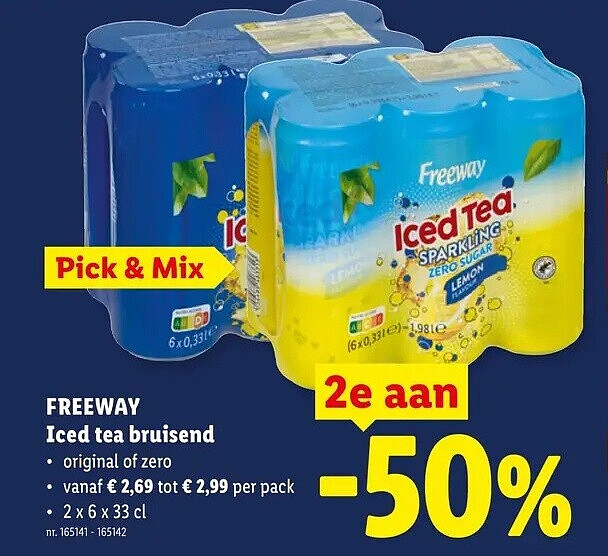 FREEWAY Iced tea bruisend