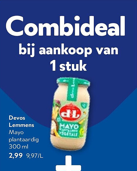 Devos Lemmens Mayo plantaardig 300 ml