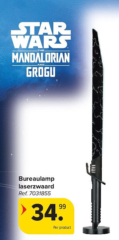 Bureaulamp laserzwaard