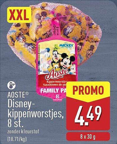Disneykippenworstjes, 8st.