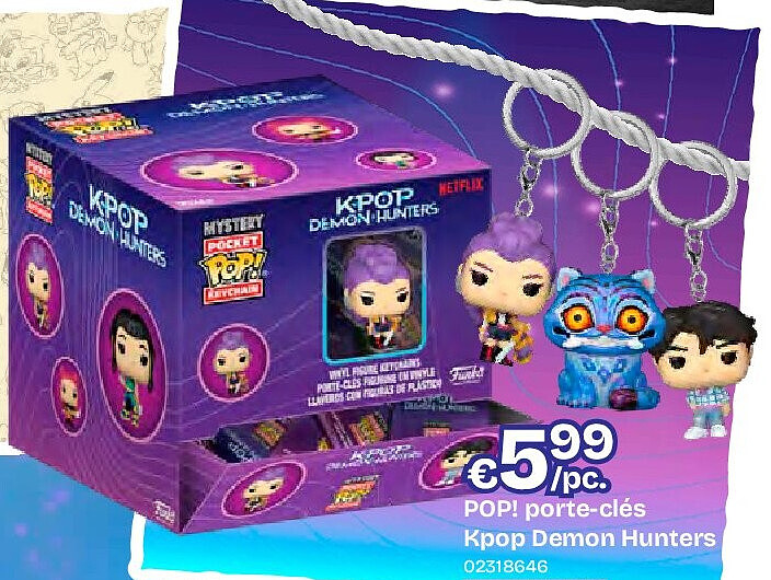 POP! porte-clés Kpop Demon Hunters
