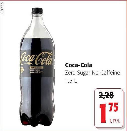 Coca-Cola Zero Sugar No Caffeine 1,5 L