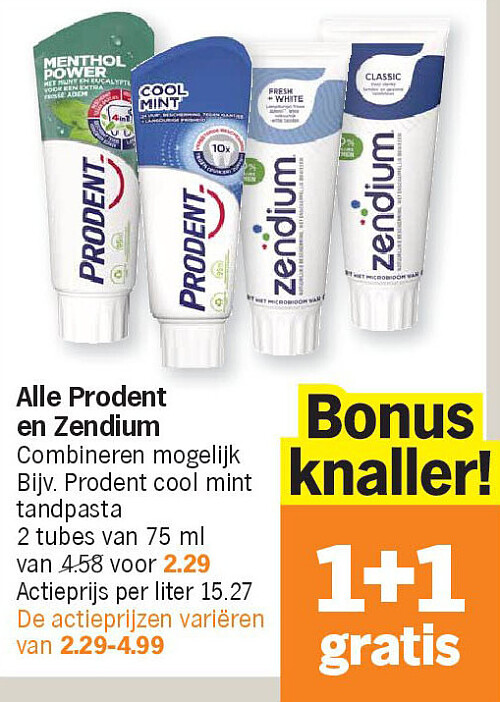 Alle Prodent en Zendium