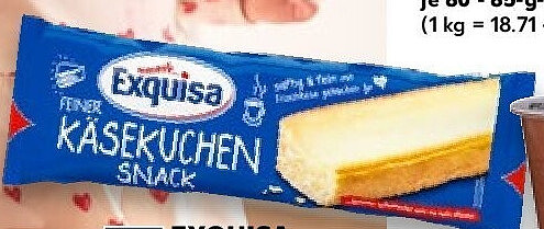 EXQUISA Käsekuchen-Snack