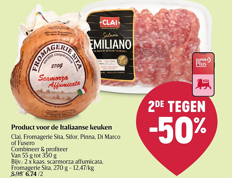 Product voor de Italiaanse keuken