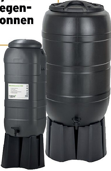 Regenton grijs 100 L