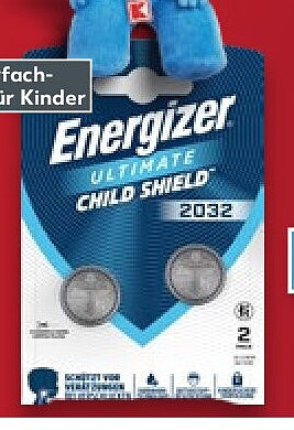 Energizer Knopfzellen CR2032 Ultimate Child Shield