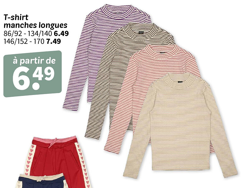 T-shirt manches longues