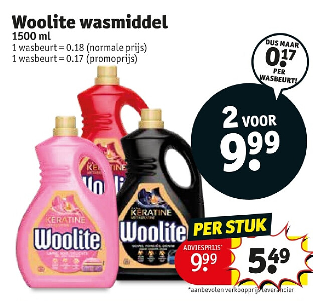 Woolite wasmiddel