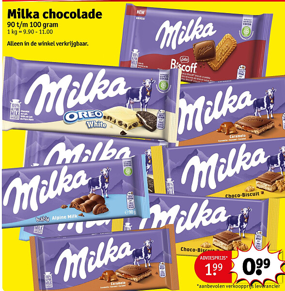 Milka chocolade