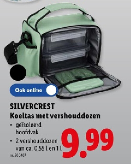 Koeltas met vershouddozen