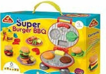 Super burger BBQ klei set
