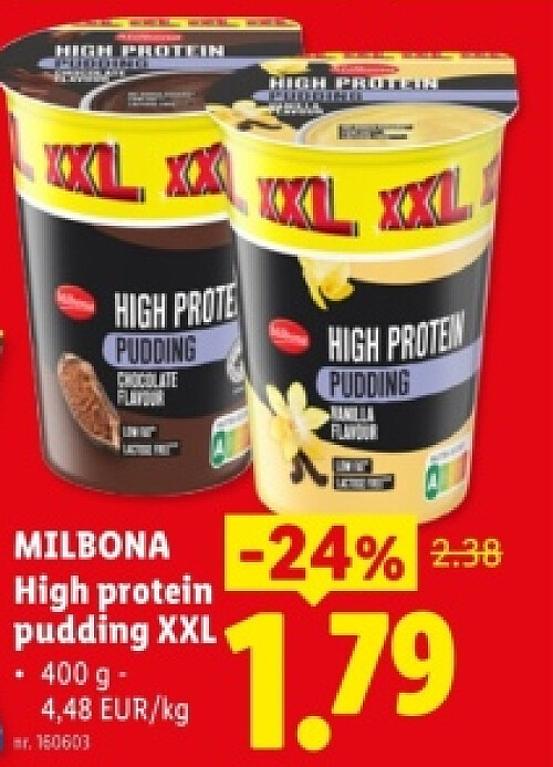 High protein pudding XXL