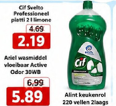 Cif Svelto Professioneel piatti 2 I limone