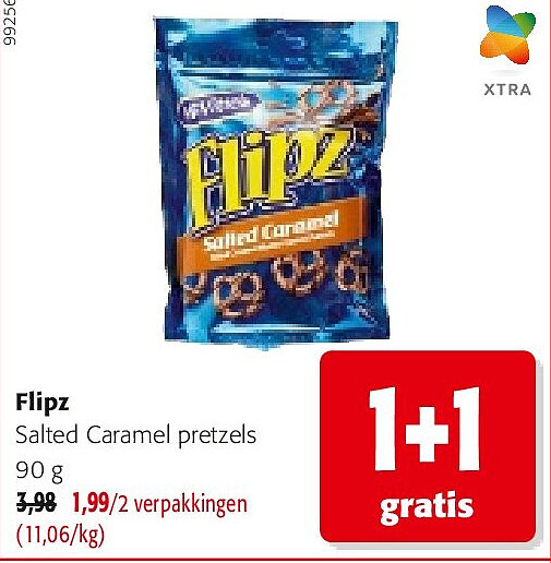 Flipz Salted Caramel pretzels 90 g