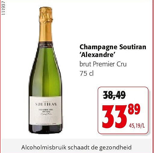 Champagne Soutiran ‘Alexandre’