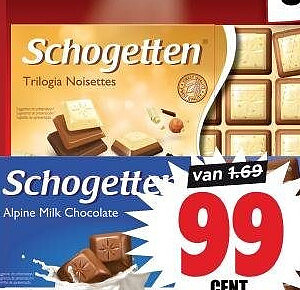 Schogetten chocolade